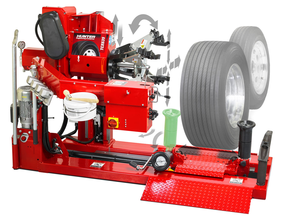 Fotografia montażownicy do kół TCX635