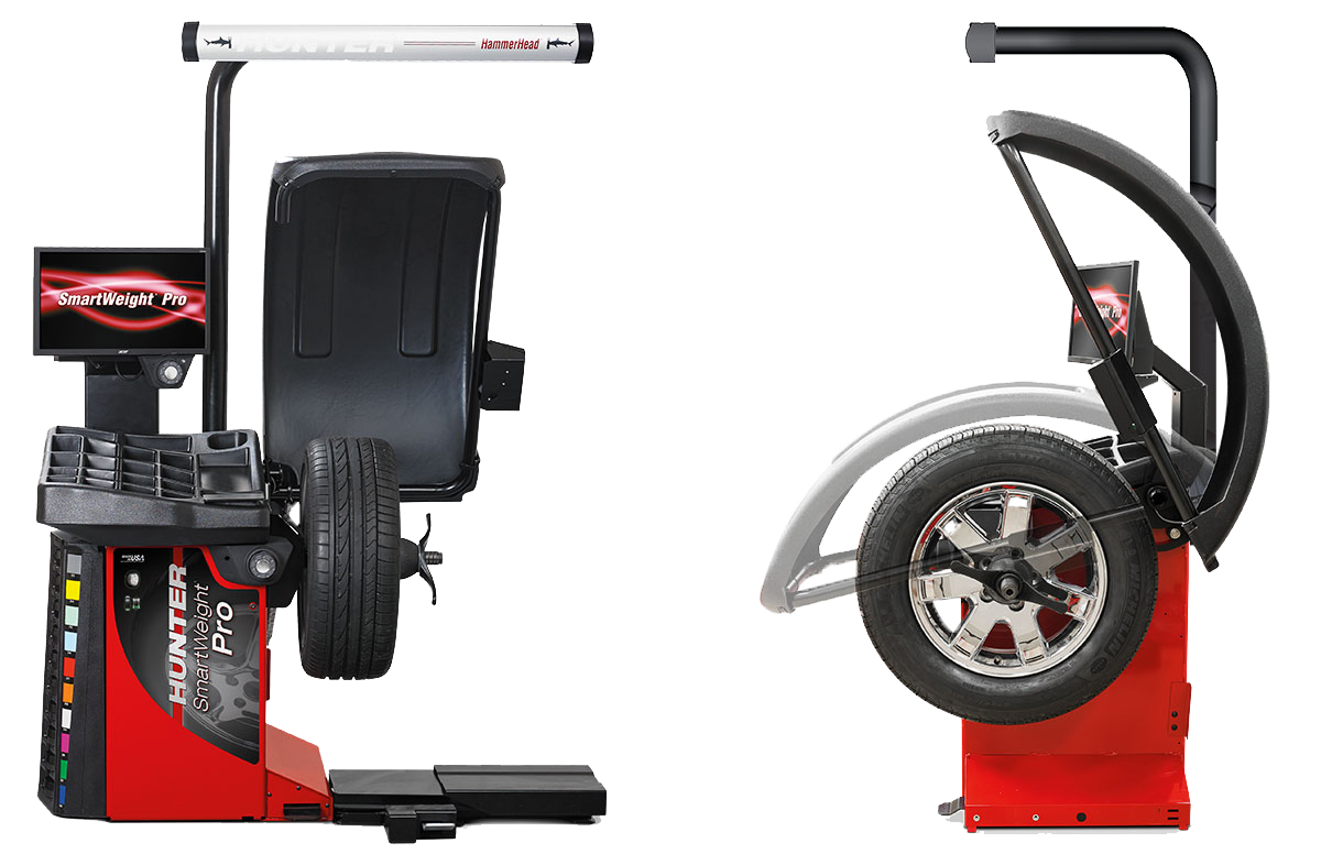 front and side view of smartweight pro balancer